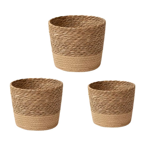 67JB Straw Plant Basket Indoor Woven Plant Pots for Planter Flower Pots Plant Pot