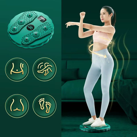 Twist Disc Twisting Disc Exercise Body Shaping Boards LCD Core Twist Boar Waist Turntable Hip Trainer Belly Exercise Equipment